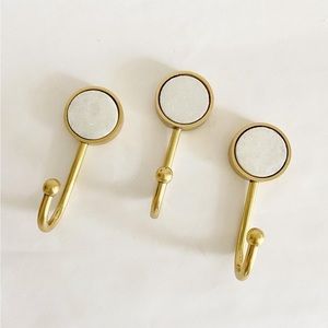 Project 62 Marble and Gold Hooks